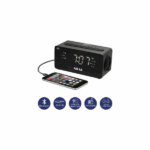 Akai ACR-2993 Ψηφιακό ξυπνητήρι με Bluetooth, Aux-In, USB για φόρτιση κινητού και διπλή αφύπνιση - Image 2