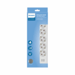 Philips SPN3052W/GRS Πολύπριζο 5 θέσεων με 2 USB Type-A 2.4 A - Image 2