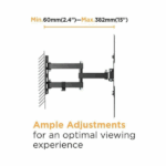 BRATECK επιτοίχια βάση LPA68-221, για οθόνη 23"-43", 30kg - Image 10