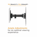 BRATECK επιτοίχια βάση LPA68-221, για οθόνη 23"-43", 30kg - Image 5