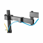 Brateck LDT24-C024 Βάση Γραφείου για 2 Οθόνες έως 27" με Βραχίονα Ασημί - Image 7