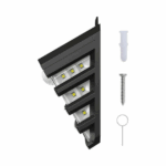 BASEUS LED ηλιακό φωτιστικό DGNEN-C01, 5.1W 260lm, 1800mAh, IP65, μαύρο - Image 4