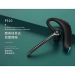 F910 Earbud Bluetooth Handsfree Ακουστικό Μαύρο - Image 2