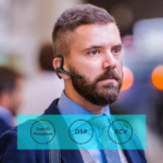 F910 Earbud Bluetooth Handsfree Ακουστικό Μαύρο - Image 3