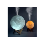 Ανάγλυφο Φωτιστικό Αφής & Ιονιστής 3D Moon Lamp LED με 3 Αποχρώσεις - Image 3