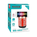 Ασύρματο Φορητό φεΗχείο Bluetooth WSTER WS-1853 Κόκκινο - Image 4