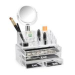 Βάση Οργάνωσης Καλλυντικών με Καθρέφτη (CX-8704)
