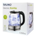 Bruno Ηλεκτρικός βραστήρας 2200w 1.7lt με βάση 360° LED (BRN-0026) - Image 4