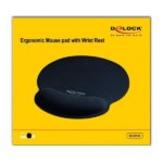 Delock 12559 Mousepad Με Στήριγμα Καρπού Μαύρο - Image 4