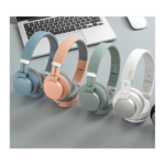 Gjby CA-027 Ασύρματα Ακουστικά Bluetooth Ροζ - Image 4
