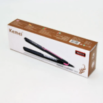 Kemei KM-2119 Ισιωτική Μαλλιών με Κεραμικές Πλάκες Ροζ - Image 2