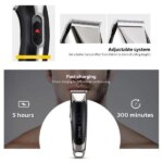 Kemei KM-2810 Αδιάβροχη Κουρευτική Μηχανή - Image 5