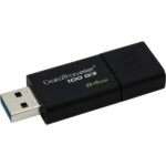 Kingston DT100G3 64GB USB Flash Drive Μαύρο