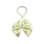 Κορδέλα Μαλλιών Σατέν Με Φιόγκο Εκρού