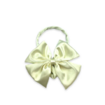 Κορδέλα Μαλλιών Σατέν Με Φιόγκο Εκρού - Image 2