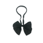 Κορδέλα Μαλλιών Σατέν Με Φιόγκο Μαύρο