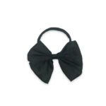 Κορδέλα Μαλλιών Σατέν Με Φιόγκο Μαύρο - Image 2