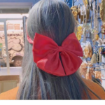 Κορδέλα Μαλλιών Σατέν Με Φιόγκο Μαύρο - Image 3