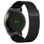 Λουράκι Milanese Loop για GT / GT2 2 / Gear S3 / Amazfit Stratos 22mm Μαύρο - Image 2