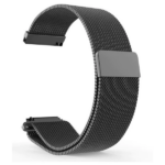 Λουράκι Milanese Loop για GT / GT2 2 / Gear S3 / Amazfit Stratos 22mm Μαύρο - Image 3