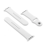 Λουράκι Σιλικόνης για Apple Watch 42mm / 44mm Λευκό - Image 2