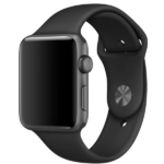 Λουράκι Σιλικόνης για Apple Watch 42mm / 44mm Μαύρο