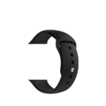 Λουράκι Σιλικόνης για Apple Watch 42mm / 44mm Μαύρο - Image 2