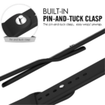 Λουράκι Σιλικόνης για Apple Watch 42mm / 44mm Μαύρο - Image 3