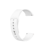 Λουράκι Σιλικόνης για Huawei GT / GT2 / Gear S3 / Amazfit Stratos 22mm Λευκό