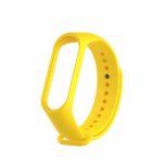 Λουράκι Σιλικόνης για Xiaomi Mi Band 3 / 4 Κίτρινο