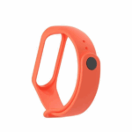 Λουράκι Σιλικόνης για Xiaomi Mi Band 3 / 4 Πορτοκαλί MYD4129TY - Image 2