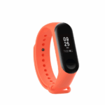 Λουράκι Σιλικόνης για Xiaomi Mi Band 3 / 4 Πορτοκαλί MYD4129TY - Image 3
