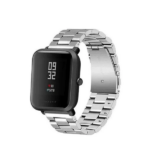 Λουράκι Stainless Steel για Xiaomi Amazfit BIP 20mm Ασημί