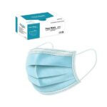 Μάσκα Προστασίας 3-PLY (Τριπλής Επίστρωσης) Μπλε με Λάστιχο 50 τμχ