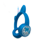 OEM KR-8600 Ασύρματα Παιδικά Ακουστικά Bluetooth Unicorn Γαλάζιο - Image 4