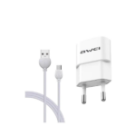 Φορτιστής Awei C-831 με Καλώδιο USB - Micro USB Λευκό 2.1A