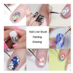 Πινέλα για Νύχια Σετ 3 Τεμαχίων - Mermaid Nail Brush - Image 3