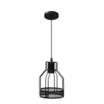 Powertech Φωτιστικό Οροφής HLL-0002 E27 Φ14 Μεταλλικό Μαύρο - Image 2