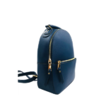 Σακίδιο Πλάτης Backpack με Χρυσές Λεπτομέρεις Μπλε Χρώμα - Image 2
