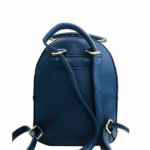 Σακίδιο Πλάτης Backpack με Χρυσές Λεπτομέρεις Μπλε Χρώμα - Image 4