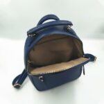 Σακίδιο Πλάτης Backpack με Χρυσές Λεπτομέρεις Μπλε Χρώμα - Image 5