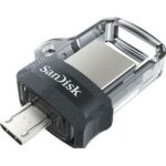Sandisk Ultra Dual Drive M3.0 32GB USB Flash Drive Ασημί (SDDD3-032G-G46)