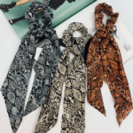 Σετ Scrunchies Snake με Κορδέλα 3τμχ. - Image 2