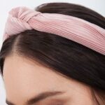 Στέκα Μαλλιών Πλισέ Ροζ - Image 3