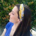 Στέκα Μαλλιών Τύπου Τουρμπάνι Κίτρινο