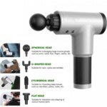 Συσκευή Μασάζ Fascial Gun Silver HG-320 - Image 9