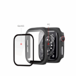 Tempered Glass Case για Apple Watch 42mm Μαύρο - Image 3