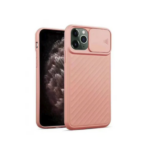 Θήκη Σιλικόνης Για iPhone 11 Pro Με Προστατευτικό Σύρτη Κάμερας Ροζ