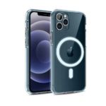 Θήκη Σιλικόνης για iPhone 12/ 12 pro Διαφανής με Μαγνήτη